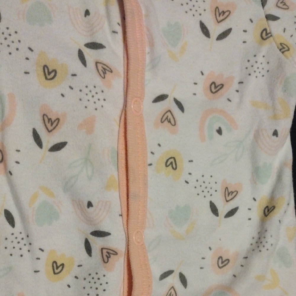 Charming Kids Footie and Hat Set - Pastel Print - Picture 4 of 8